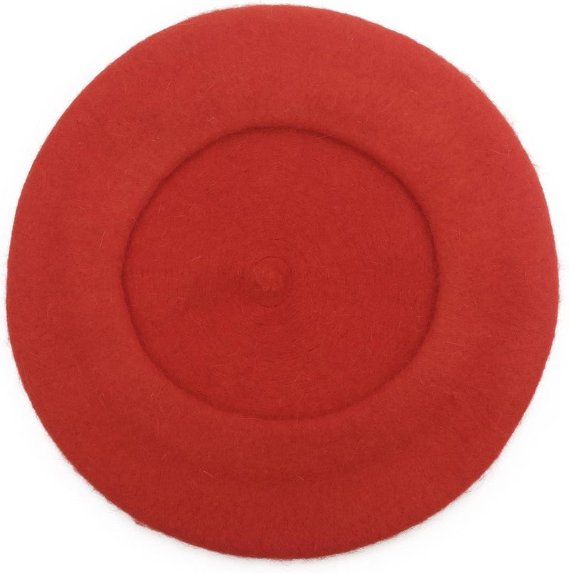 ZLYC Wool Kids Beret Hat Girls Solid Color Artist French Beret Cap - Image 3